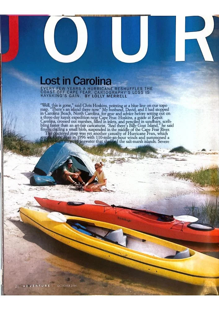 Opening page of Lost in Carolina