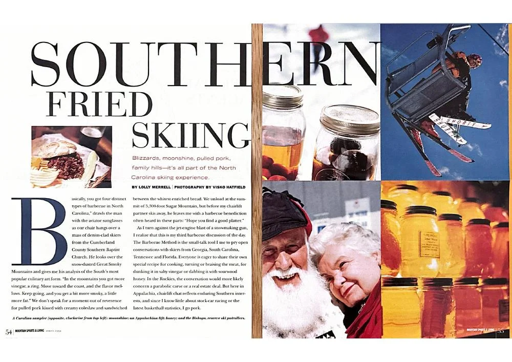 Opening page of Southern Fried Skiing