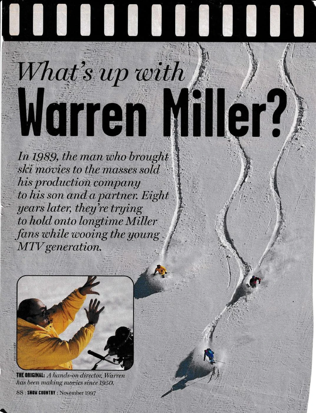 Opening page of What’s Up with Warren Miller?