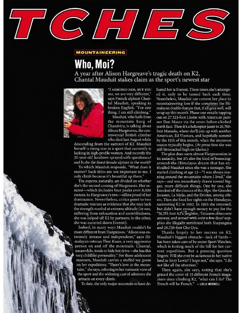 Opening page of Who, Moi?