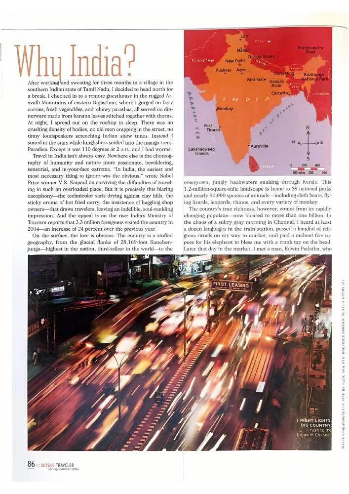 Opening page of Why India?